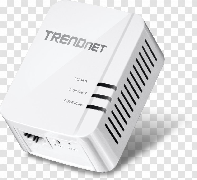 TRENDnet TPL-420E2K Powerline AV2 Adapter Kit Power-line Communication 1300 TPL-422E HomePlug - Electronic Device - Networking Technology Transparent PNG