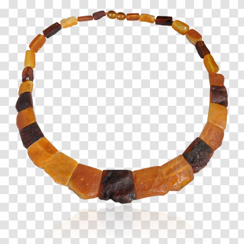 Baltic Amber Bracelet Necklace Orange - Jewelry Making Transparent PNG