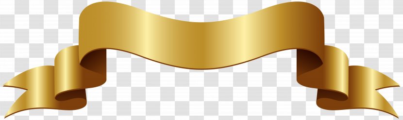 Gold Badge - Banner Golden Clip Art Image Transparent PNG