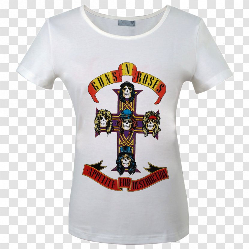 Appetite For Destruction T-shirt Guns N' Roses Logo Bart Simpson - Cartoon Transparent PNG