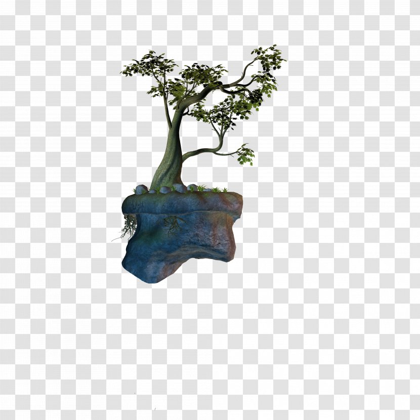 Floating Island Tree - Branch Transparent PNG