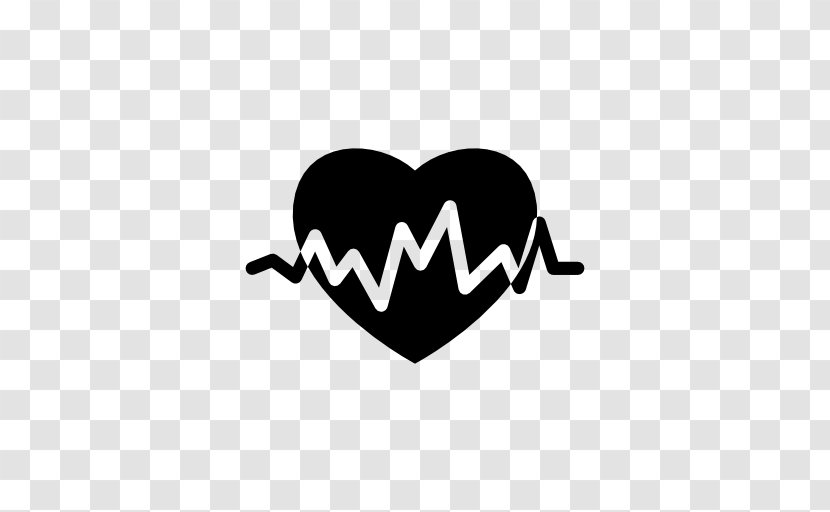 Heart Electrocardiography - Silhouette - Electrocardiogram Transparent PNG