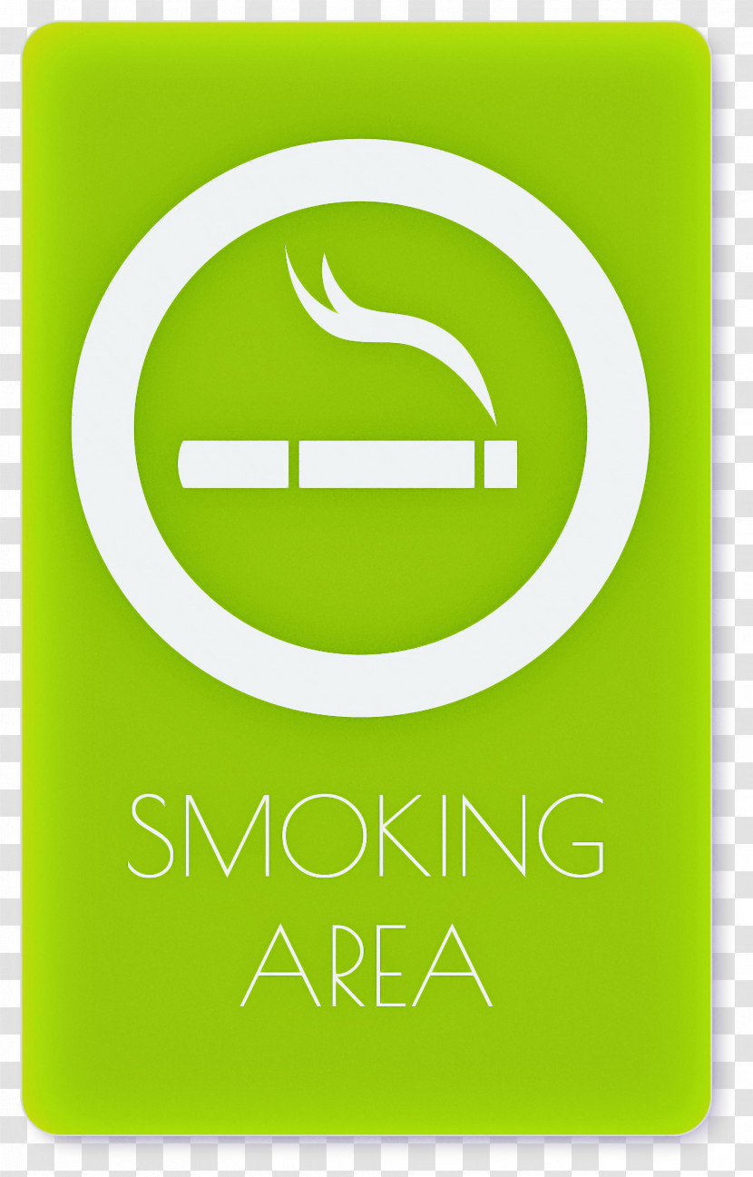 Smoke Area Sign Transparent PNG