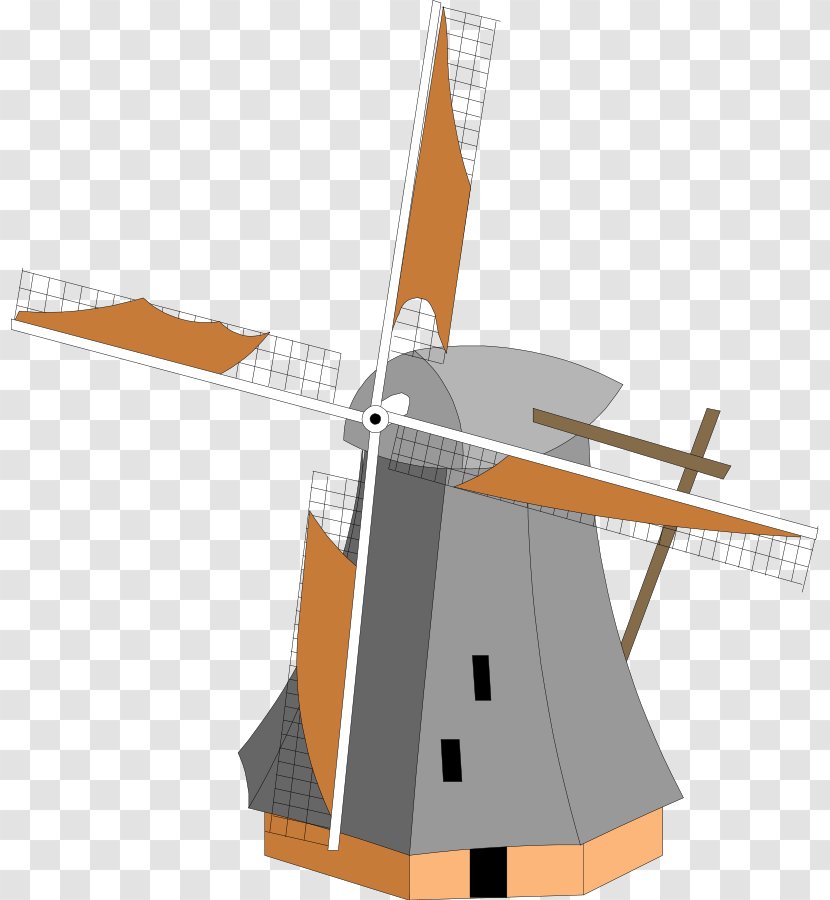Windmill Public Domain Drawing Clip Art - Technology Transparent PNG