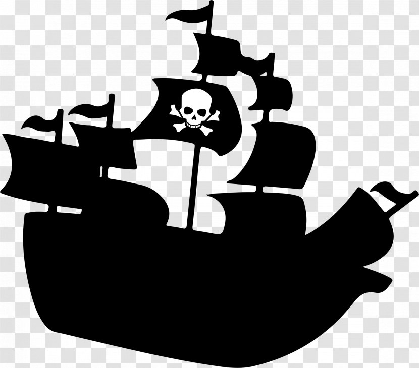 Piracy Ship Clip Art - Free Content - Pirate Silhouette Cliparts Transparent PNG
