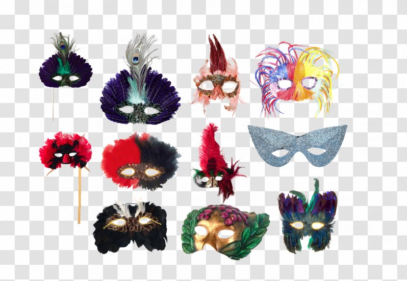 Mask Carnivalesque Clothing Accessories Feather Transparent PNG