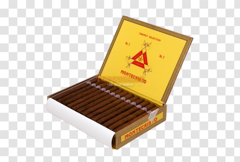 Montecristo No. 4 Cigar Cabinet Selection Habano - Box Transparent PNG