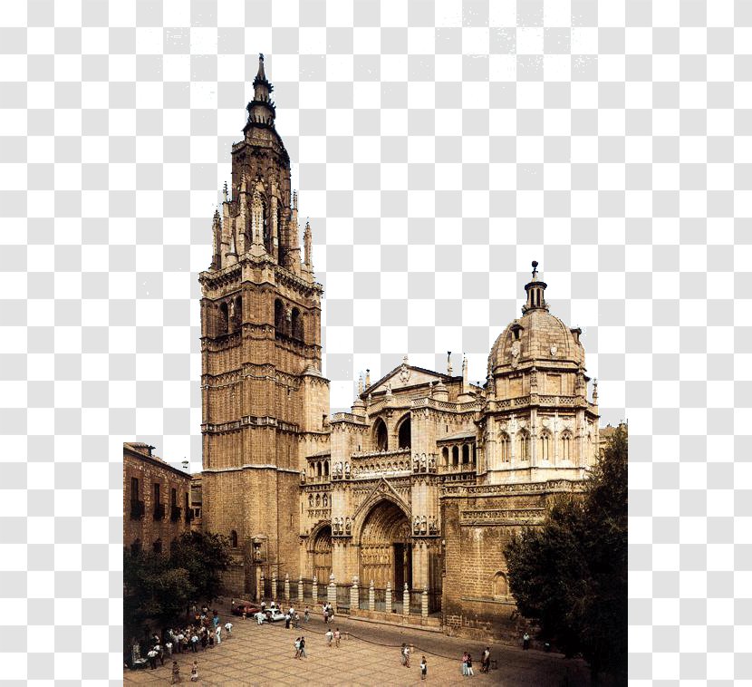 Toledo Cathedral Church Tourist Attraction - Famous Attractions Of Transparent PNG