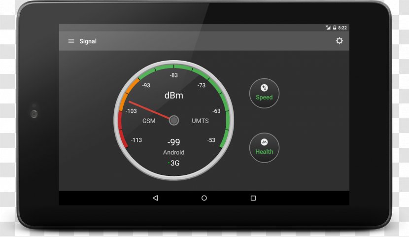 Electronics Motor Vehicle Speedometers Tachometer Display Device - Handheld Devices - Signal Strength In Telecommunications Transparent PNG