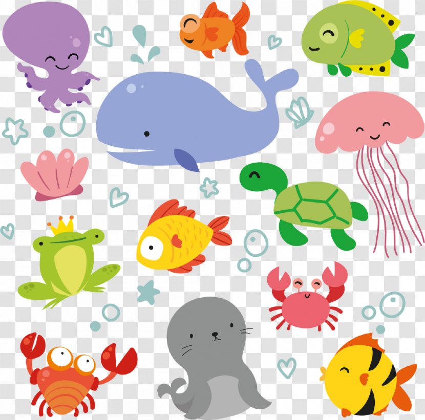 Animal Sea Clip Art - Area Transparent PNG