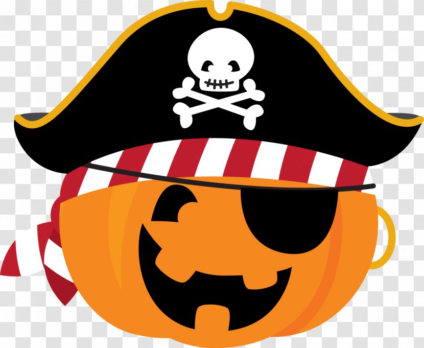 Halloween Jack-o'-lantern Pumpkin Clip Art - Ifwe - Pirate Transparent PNG