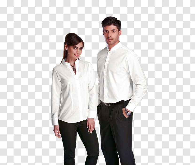 Dress Shirt T-shirt Sleeve Barista - Outerwear Transparent PNG