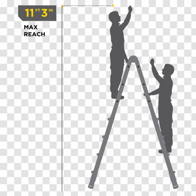 Gorilla Ladders GLA-MPX 17 Aluminium Tool - Martine Ouellet - Ladder Transparent PNG