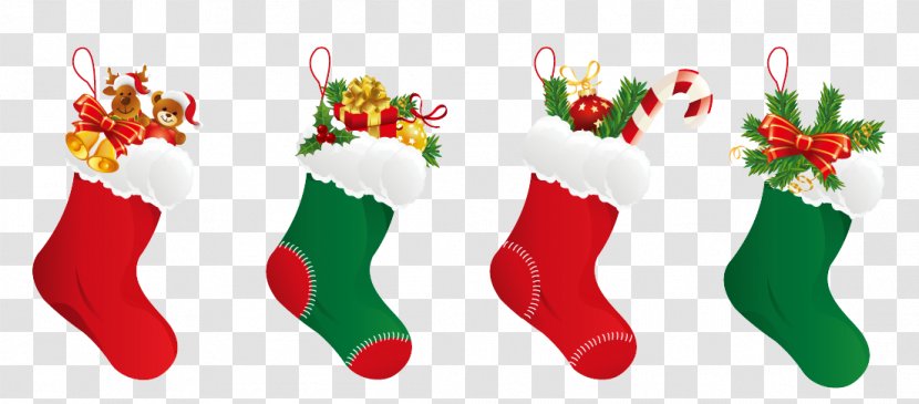 Christmas Stocking Sock Clip Art - Socks Transparent PNG