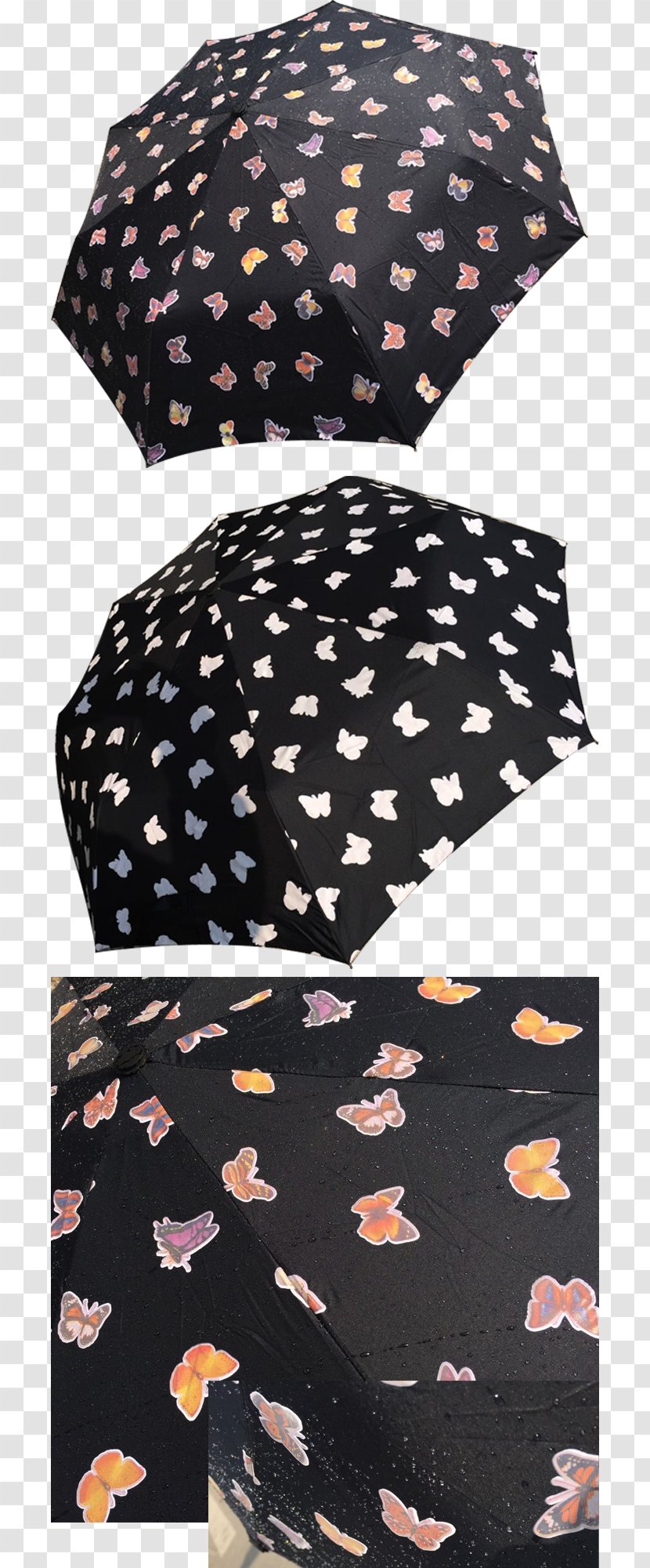 Polka Dot Umbrella Xiamen Brown Transparent PNG