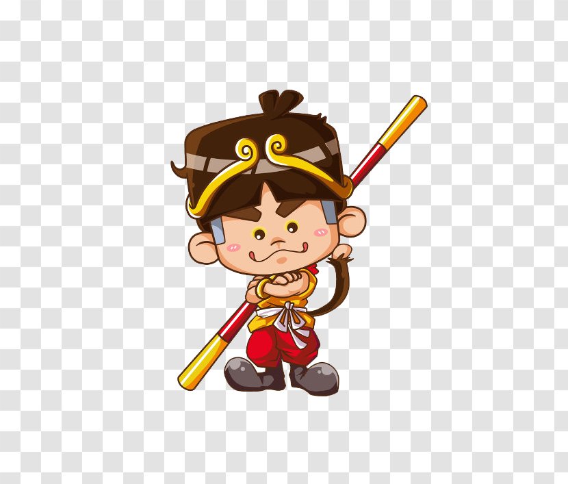 Sun Wukong Cartoon Illustration - Animation - Monkey Transparent PNG