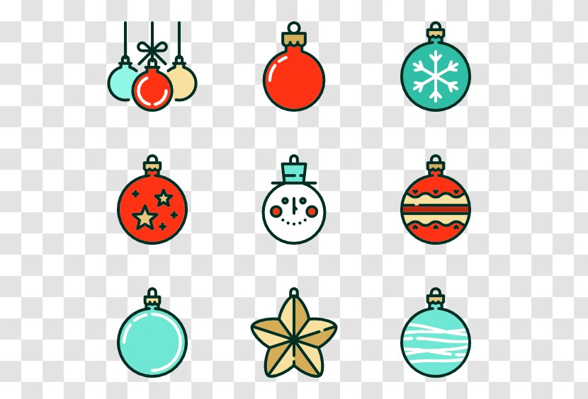 Christmas Ornament Emoticon Clip Art - Party - Posters Element Transparent PNG