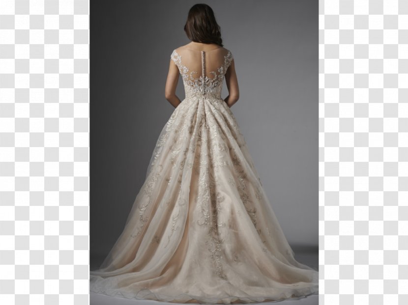 Wedding Dress Ball Gown Bride - Bridesmaid - Blush Floral Transparent PNG
