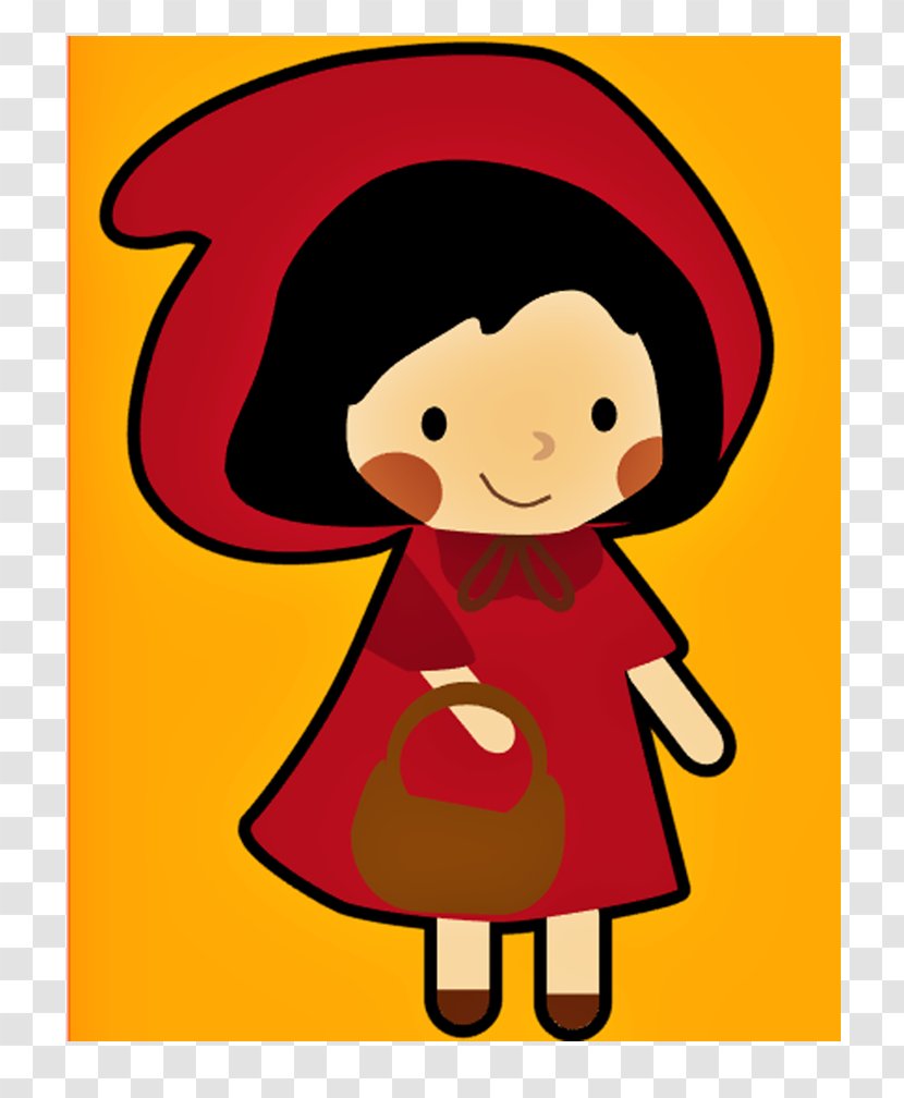 Little Red Riding Hood Clip Art Illustration Big Bad Wolf Drawing - Facial Expression - Clipart Transparent PNG