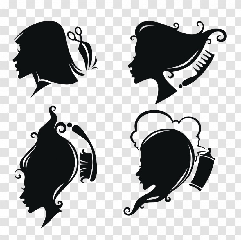 Comb Beauty Parlour Hairdresser Silhouette - Barber - Hairdressing Transparent PNG