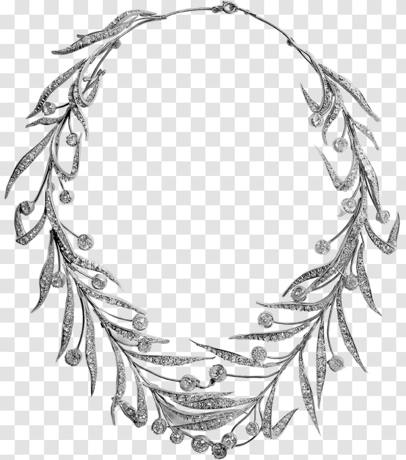 Necklace Chaumet Jewellery Bay Laurel Tiara - Leaf Transparent PNG