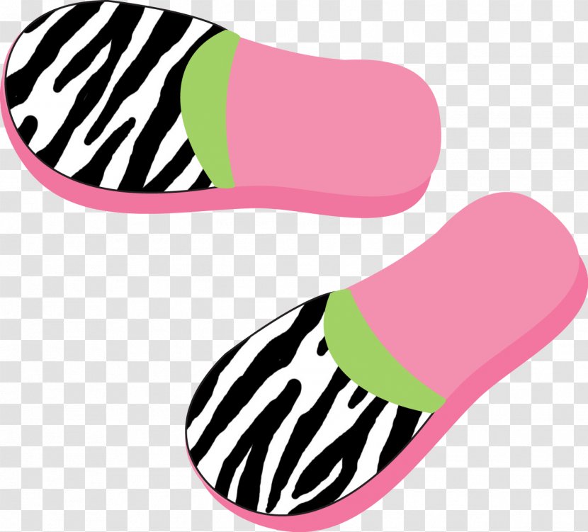 Sleepover Pamper Party Pajamas Clip Art - Shoe -painted Clipart Transparent PNG