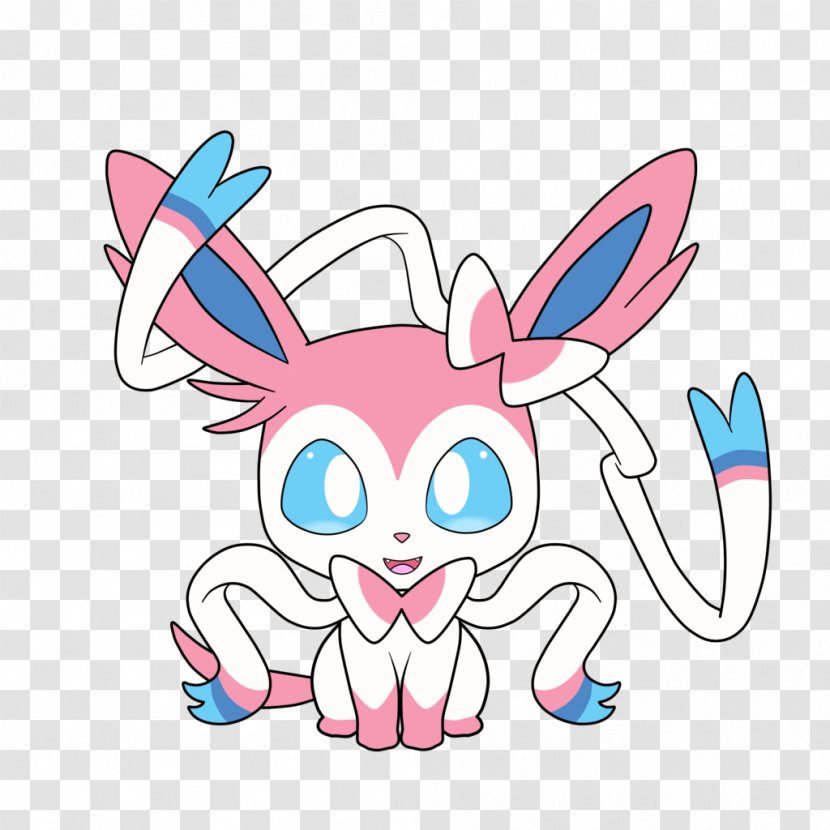 Pokémon X And Y Sylveon Eevee Drawing - Heart - Cartoon Transparent PNG