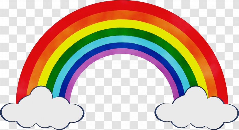 Cartoon Rainbow - Meteorological Phenomenon - Arch Transparent PNG
