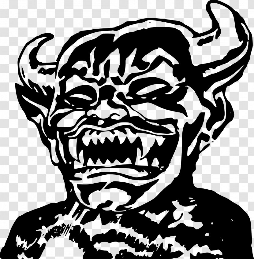 Devil Demon Satan Clip Art - Face Transparent Image Transparent PNG