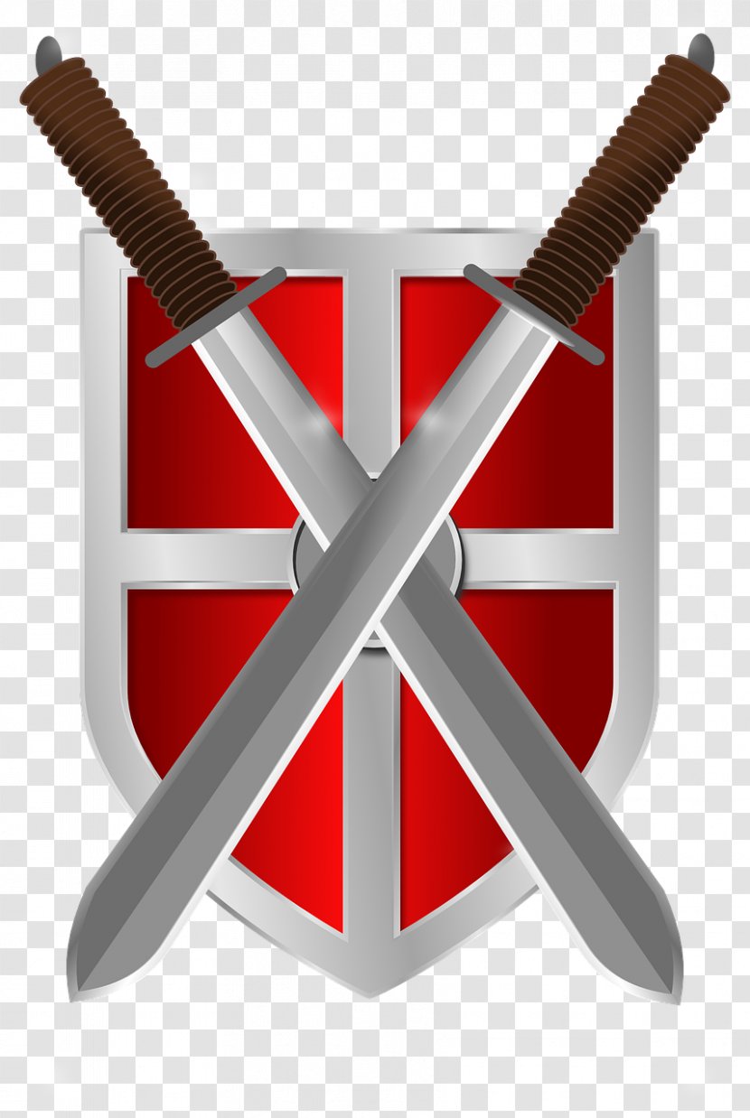 Knightly Sword Shield Gladius Armour - Gladiator Association Transparent PNG