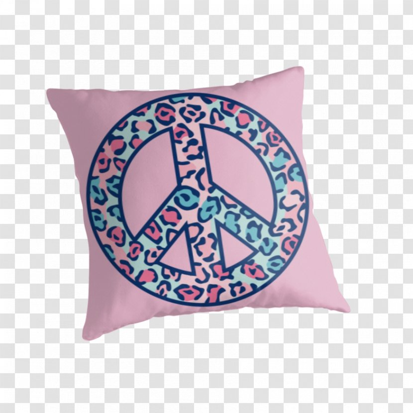 Throw Pillows Cushion Peace Symbols - Pillow Transparent PNG