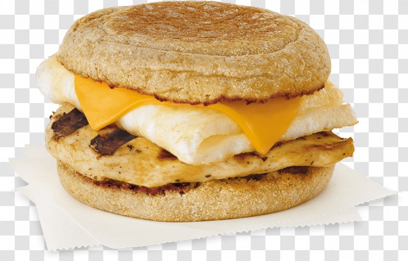 Breakfast Sandwich English Muffin Barbecue Chicken Hash Browns - Bacon - Egg Roll Transparent PNG