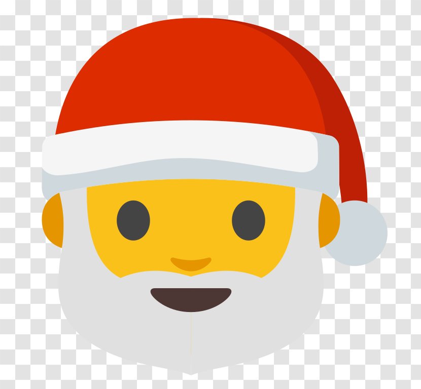 Art Emoji Santa Claus Noto Fonts Emoticon Transparent PNG