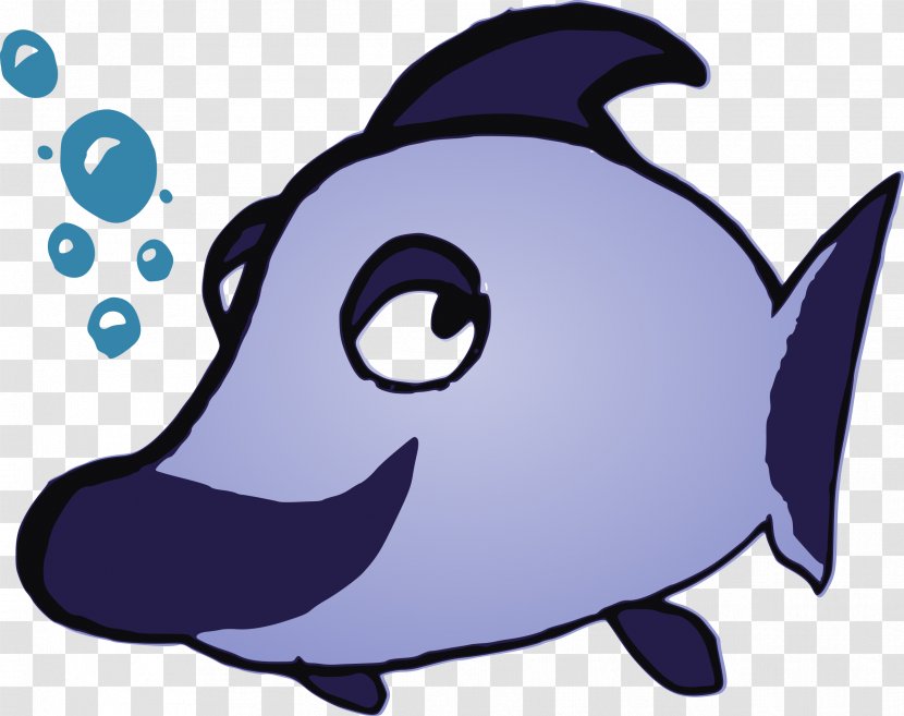 Clip Art Underwater World Bluefish Dog - Nose - Fish Transparent PNG