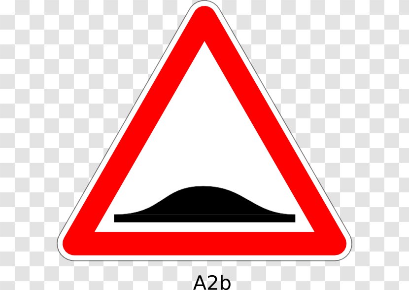 Traffic Sign Speed Bump Road Signs In Singapore Car - Text - Bicycle Vector Transparent PNG