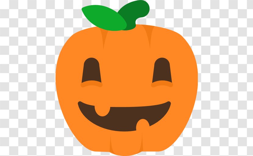 Emoji Jack-o'-lantern Sticker Emoticon Halloween - Pumpkin Transparent PNG
