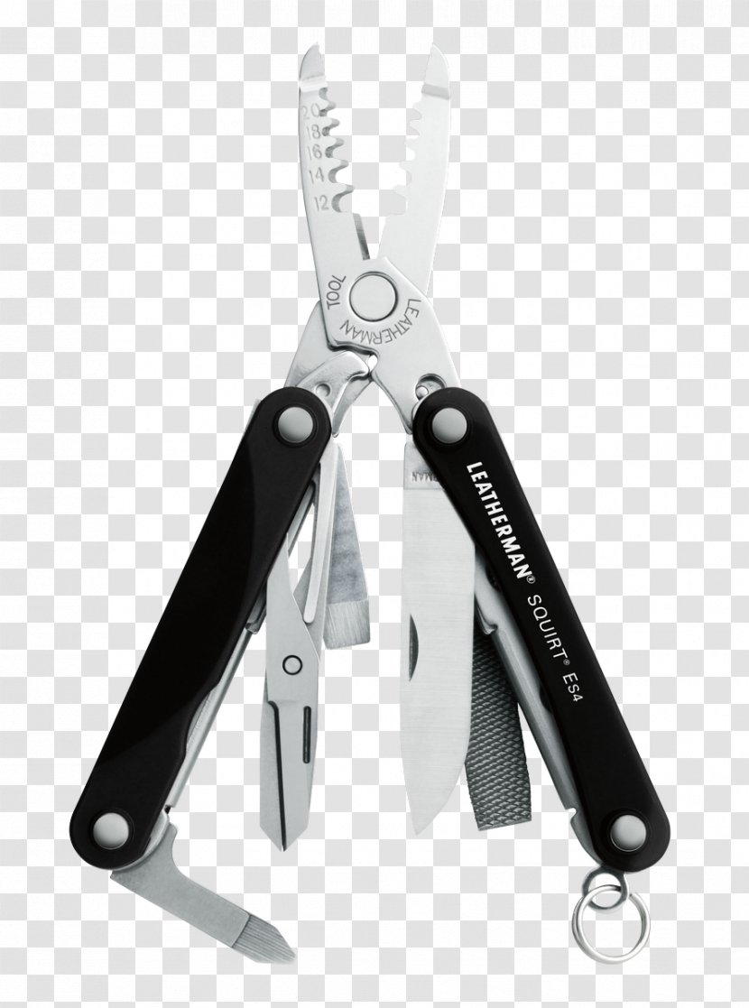 Multi-function Tools & Knives Leatherman - Cutting Tool - Squirt PS4 MultitoolBlack LeathermanSquirt ES4 Coghlan's Duracon Cutlery SetOnomatopée Transparent PNG