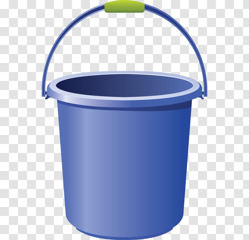 Bucket - Container - Blue Transparent PNG