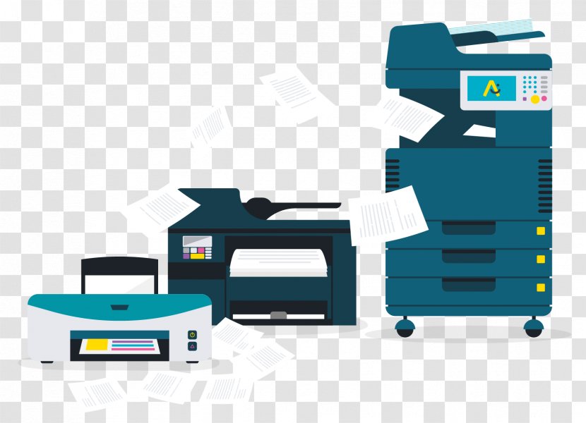 Printer Paper Document Office Supplies Business Transparent PNG