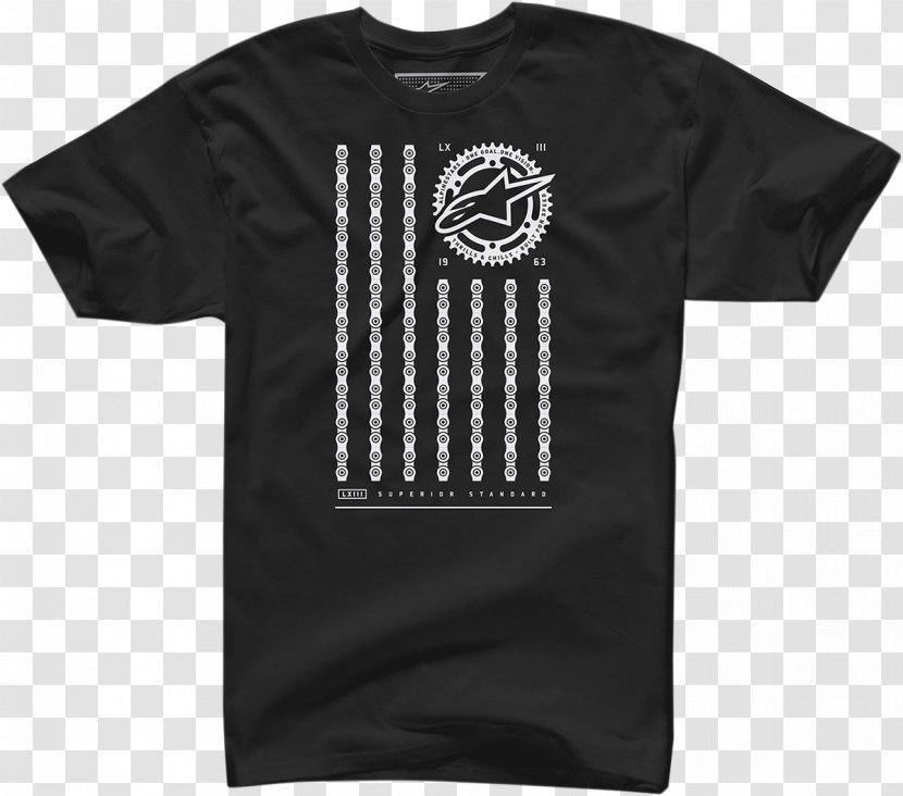 T-shirt Alpinestars Casual Glove - Black Transparent PNG