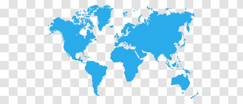 World Map Vector Graphics Illustration - Drawing Transparent PNG