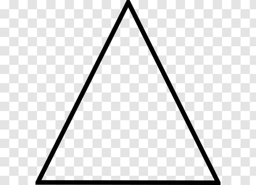 Penrose Triangle Equilateral Isosceles - Black And White - Transparent Transparent PNG