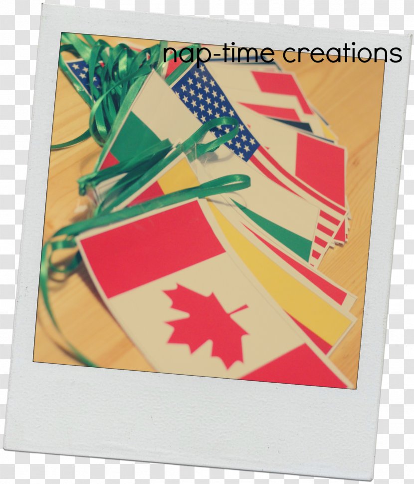 Paper Flag Of Canada T-shirt Decal - Party Garland Transparent PNG