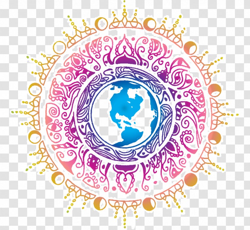 Earth Mandala Magic Circle Season - Logo Transparent PNG
