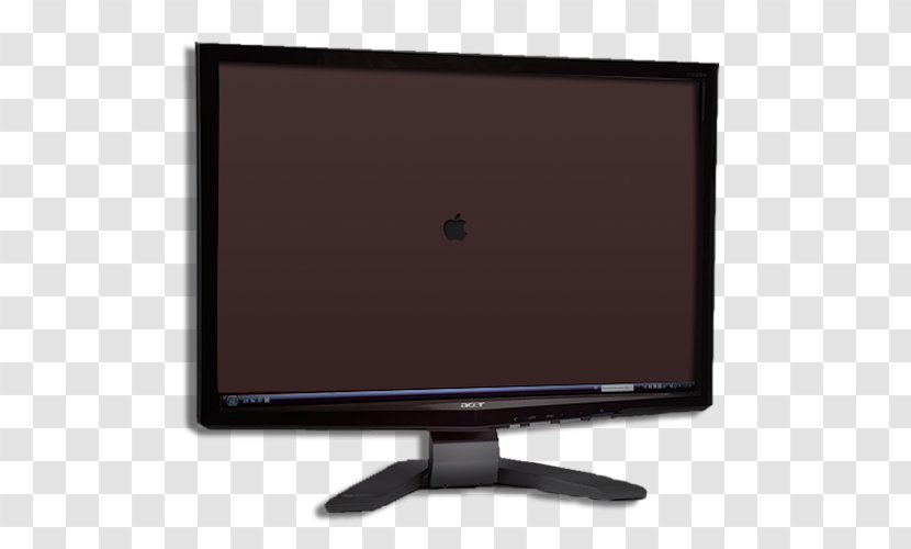 LED-backlit LCD Macintosh Computer Monitor Icon - Screen Transparent PNG