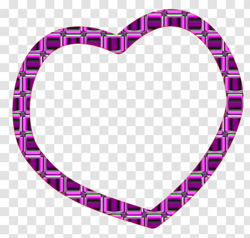 Borders And Frames Picture Heart Desktop Wallpaper Clip Art - Flower - Purple Frame Transparent PNG
