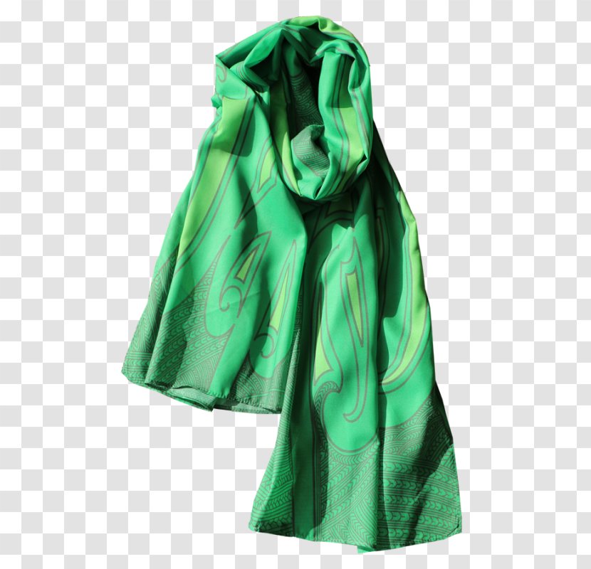 Fashion Scarf Clothing Accessories Green Chiffon Transparent PNG