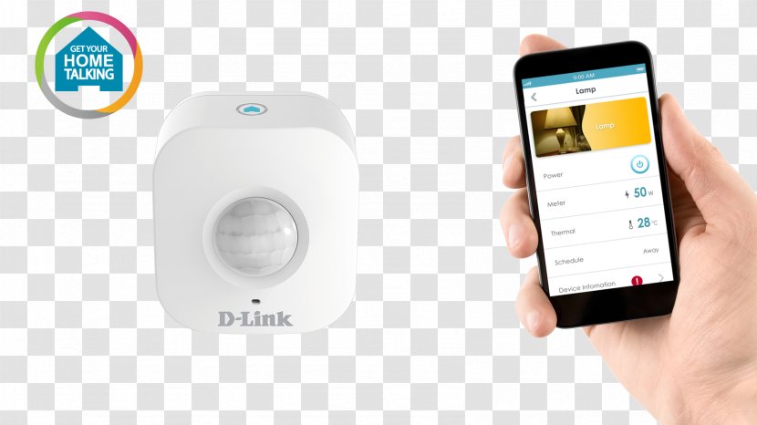 D-Link DCS-7000L Motion Sensors IP Camera - Smart Device Transparent PNG