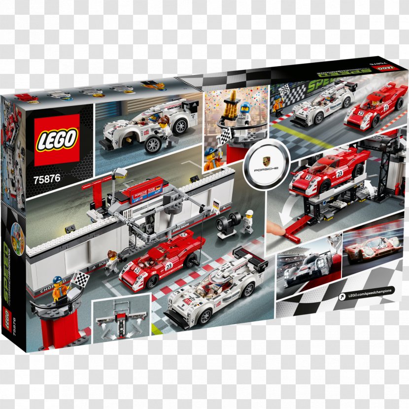 LEGO 75876 Speed Champions Porsche 919 Hybrid And 917K Pit Lane Lego Racers Amazon.com Car Transparent PNG