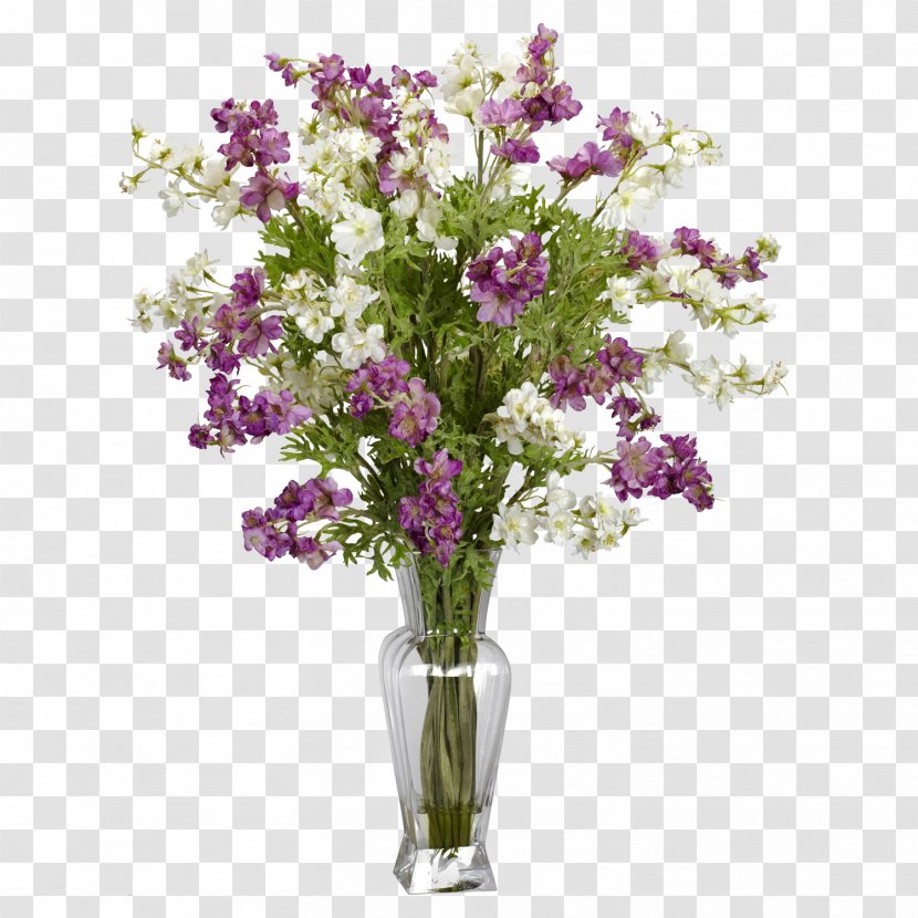 Artificial Flower Vase Floral Design - Ceramic - Hydrangea Transparent PNG